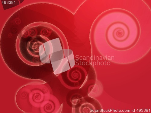 Image of Abstract spiral swirls