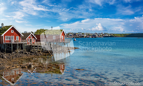 Image of Lofoten is an archipelago in the county of Nordland, Norway.