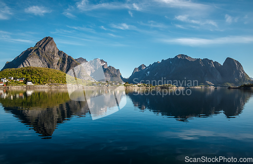 Image of Lofoten is an archipelago in the county of Nordland, Norway.