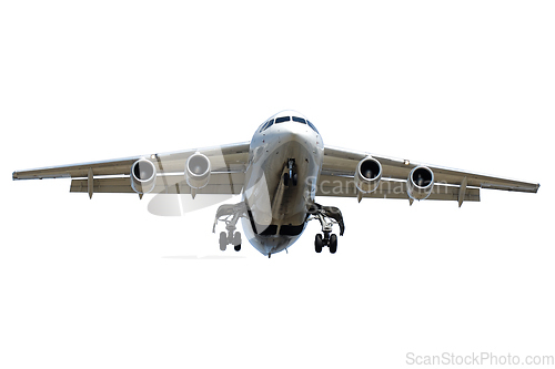 Image of Privat jet plane isolated on a white background