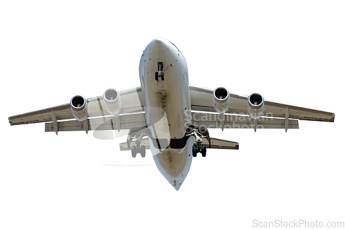 Image of Privat jet plane isolated on a white background