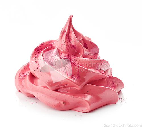 Image of pink whipped cream