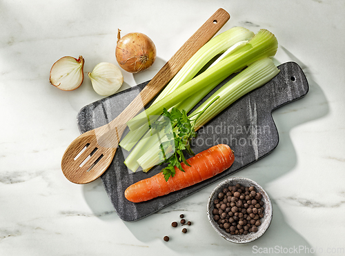 Image of various food ingredients