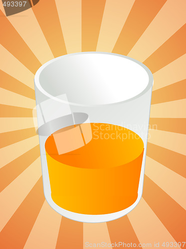 Image of Glass of orange juice