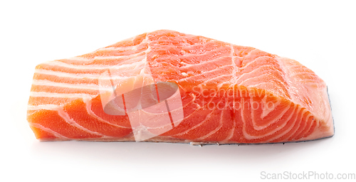 Image of fresh raw salmon filet