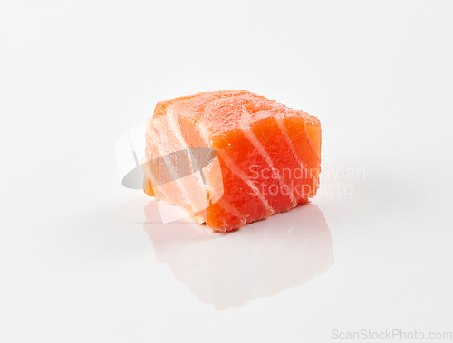 Image of fresh raw salmon cut