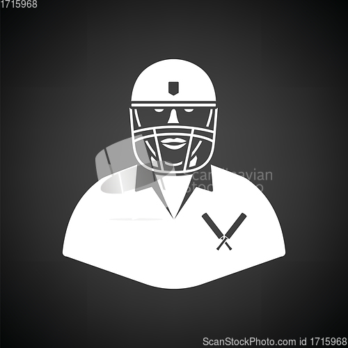 Image of Cricket player icon