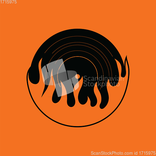 Image of Flame vinyl icon