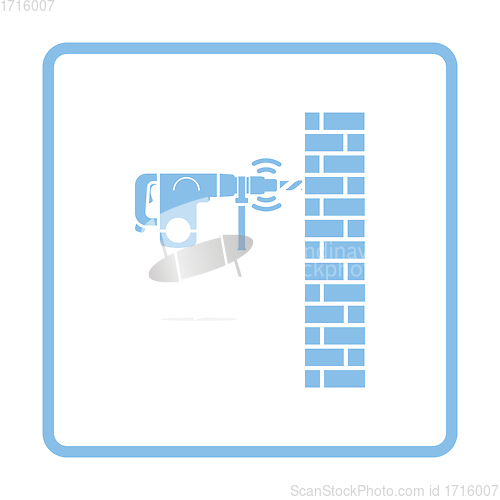 Image of Icon of perforator drilling wall