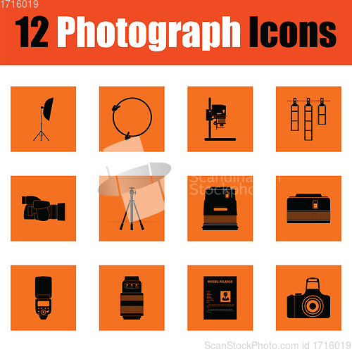 Image of Photography icon set