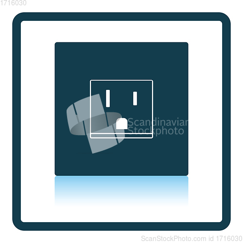 Image of USA electrical socket icon