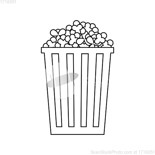 Image of Cinema popcorn icon