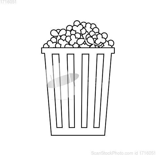Image of Cinema popcorn icon
