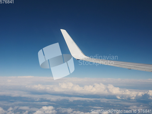 Image of Plane wing detail