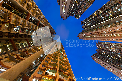 Image of Apartment building from low angle