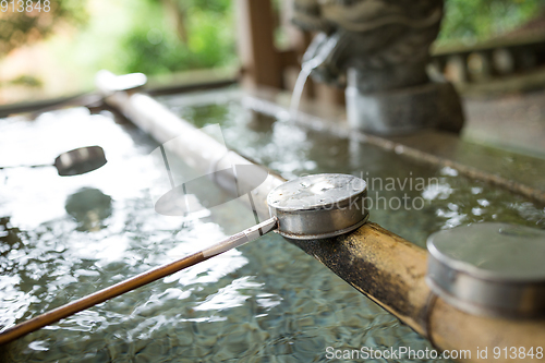 Image of Bamboo water fountain