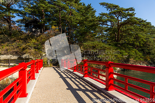 Image of Red bridge in Matsushima