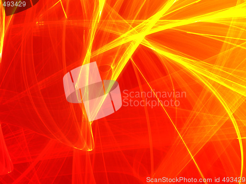 Image of Wavy glowing colors