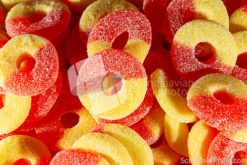 Image of Gummy Candy Ring Background