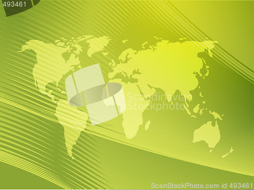 Image of Map of the world illustration