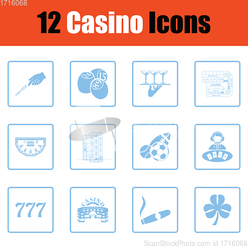 Image of Casino icon set