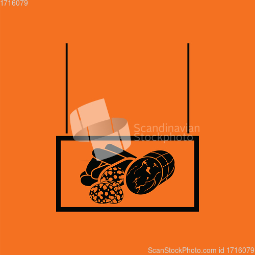 Image of Sausages market department icon
