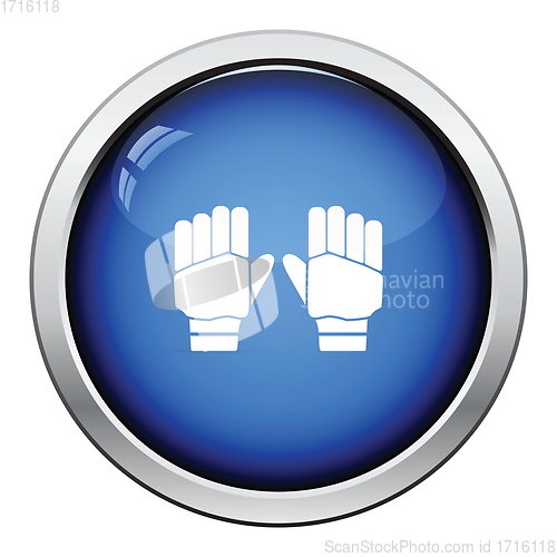 Image of Pair of cricket gloves icon