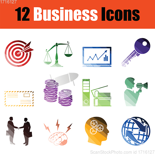 Image of Business icon set