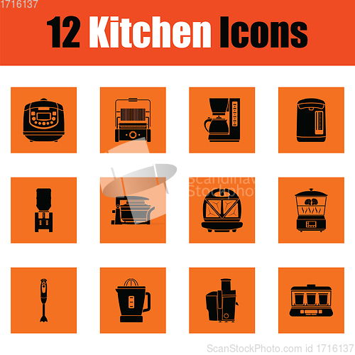 Image of Kitchen icon set