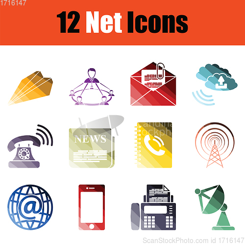 Image of Communication icon set