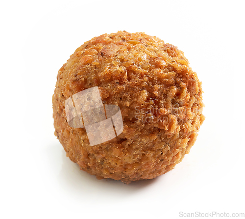 Image of fried falafel ball