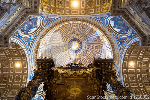 Image of Saint Peter in Rome: Cupola Decoration