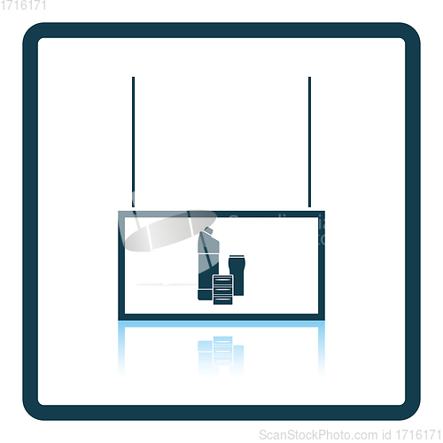 Image of Household chemicals market department icon