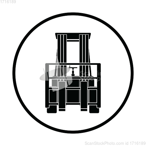 Image of Warehouse forklift icon