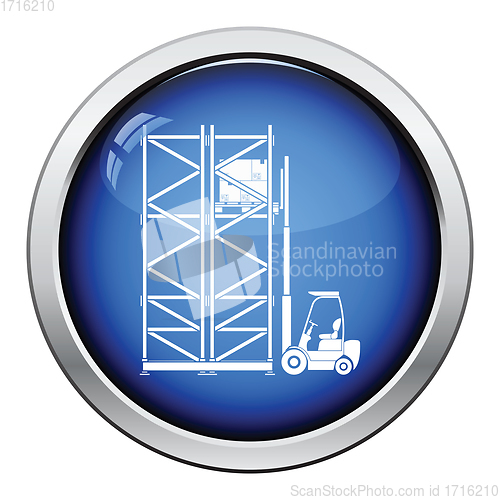 Image of Warehouse forklift icon