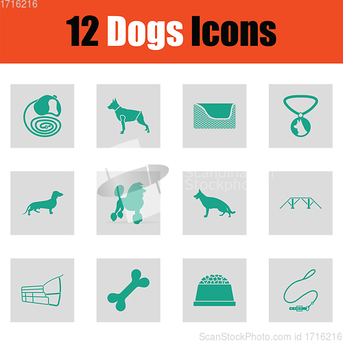 Image of Dogs icon set