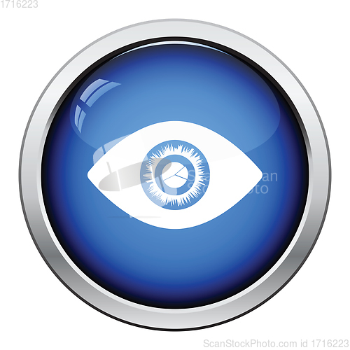 Image of Eye with market chart inside pupil icon
