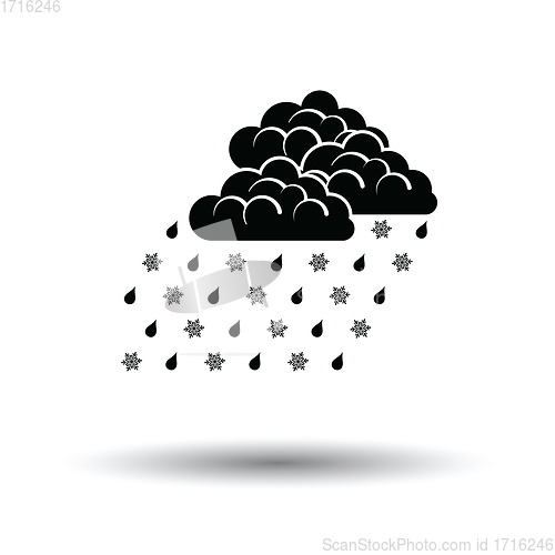 Image of Rain with snow icon