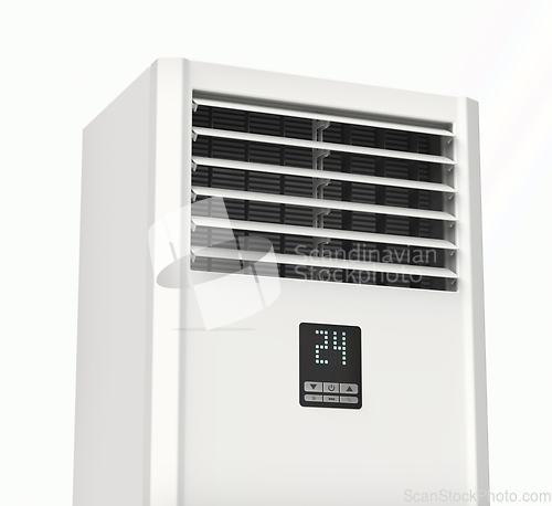 Image of Close up of floor standing air conditioner