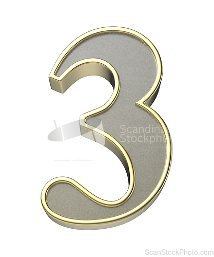 Image of Golden number 3