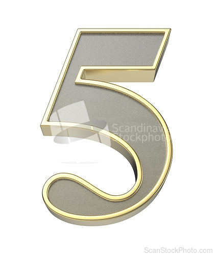Image of Golden number 5