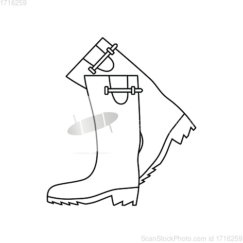 Image of Icon of hunter\'s rubber boots