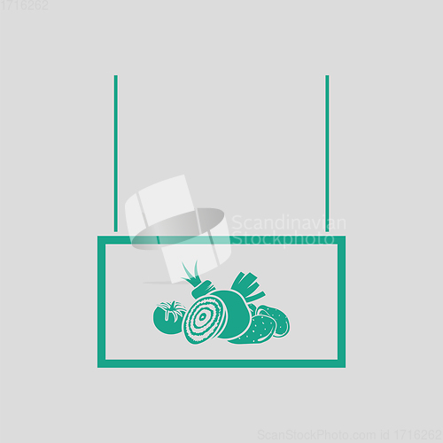 Image of Vegetables market department icon