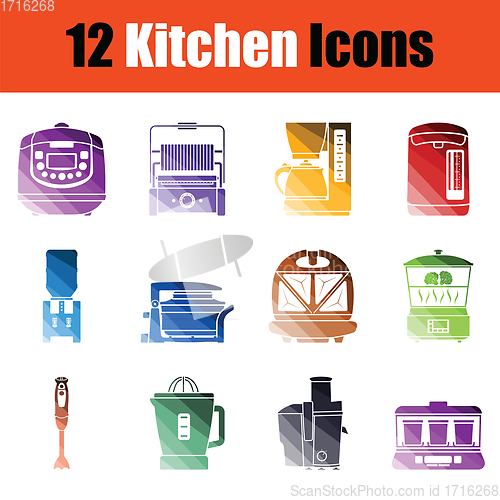 Image of Kitchen icon set