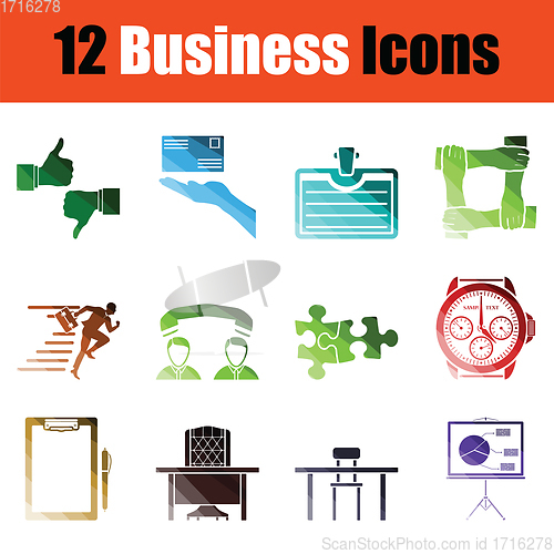 Image of Business icon set