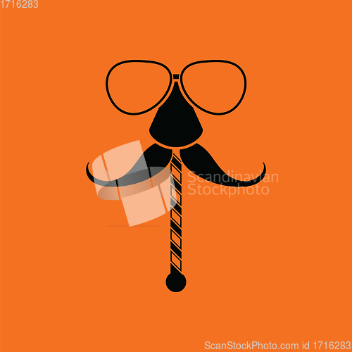 Image of Glasses and mustache icon