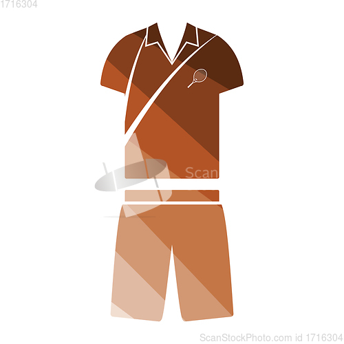 Image of Tennis man uniform icon