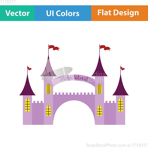 Image of Amusement park entrance icon