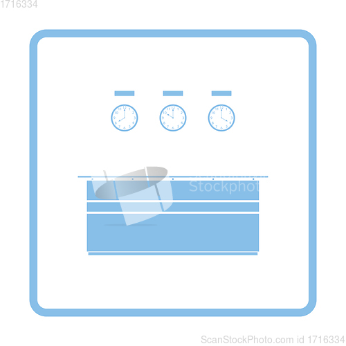 Image of Office reception desk icon