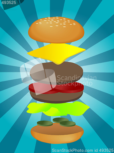 Image of Hamburger illustration